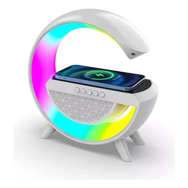 LAMPARA ATMOSFERICA TIPO G LED CON CARGADOR Y BOCINA