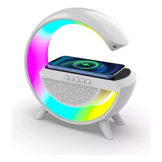 LAMPARA ATMOSFERICA TIPO G LED CON CARGADOR Y BOCINA