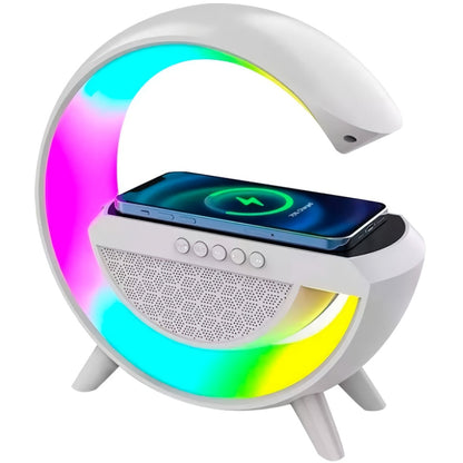 LAMPARA ATMOSFERICA TIPO G LED CON CARGADOR Y BOCINA